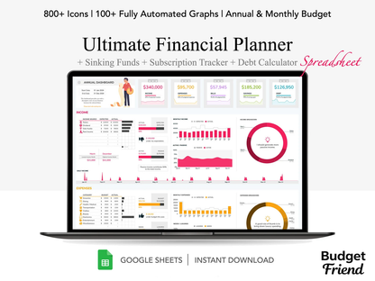 The Budgeting template for Excel & Google Sheets (all currencies)